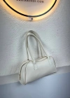 Krem Renk Yumuşak Deri Kol Çanta CB1341