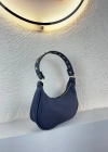 Lacivert Renk Lakos Deri Baget Çanta CB7171