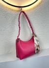 Pembe Kolları Hasır Fularlı Kol Çanta CB6714