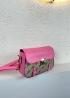 Pembe Renk Önü Kemerli Çanta CB0691