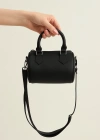 Siyah Renk MİNİ Silindir Çapraz Çanta CB89111