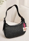 Siyah Renk Taşlı Çanta CB01541