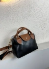 Taba Sap Siyah Renk Çapraz Çanta CB08922