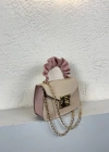 Vizon Renk Pudra Sap Mini Zincirli Çanta CB5796
