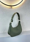 Yeşil Renk Lakos Deri Baget Çanta CB7171
