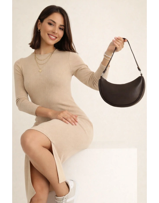 Kahve Harika Baget Kol Çanta CB9696