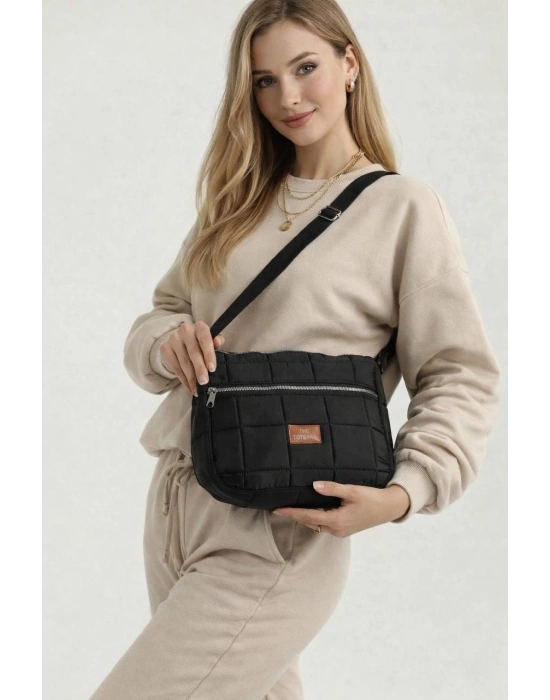 Siyah Renk PARAŞÜT Çapraz Çanta CB78214