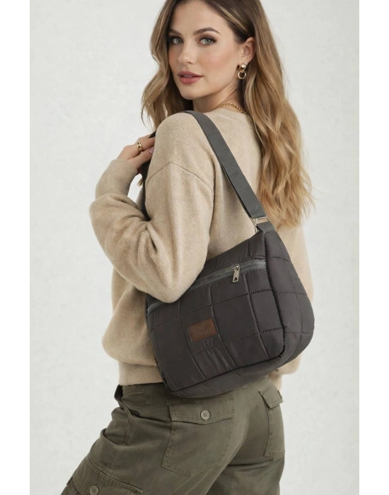 Gri Renk PARAŞÜT Çapraz Çanta CB78214