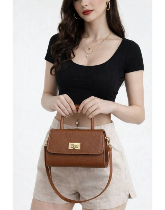 Taba Renk SÜPER KALİTE KALIP Çanta CB91941