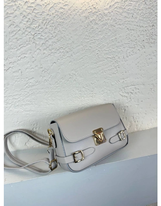 Açık Gri Renk Yandan Kemerli YENİ Çanta CB8514