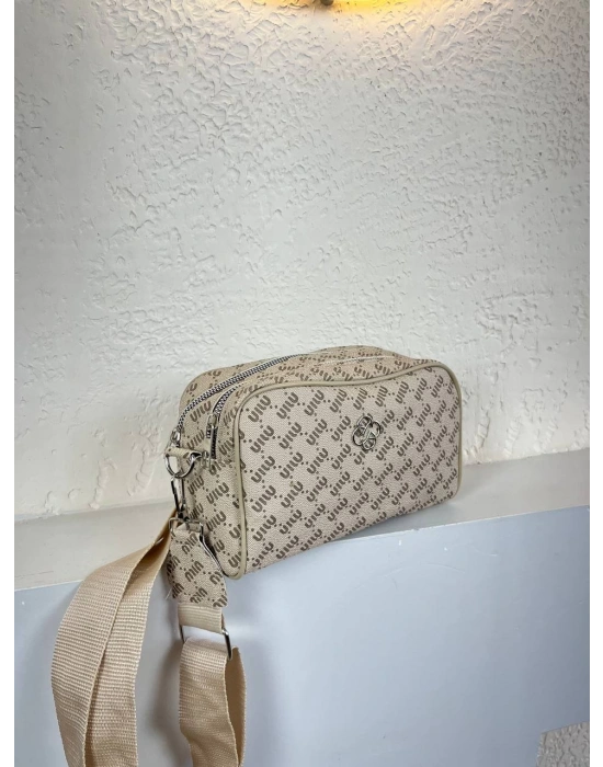 Açık Vizon 2 Renk MIO 2 Bölme Çanta CB9813