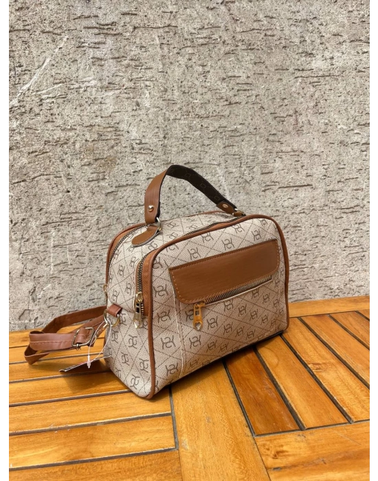 Açık Vizon Renk 3 BÖLME KAMPANYA ÇANTA CB8086