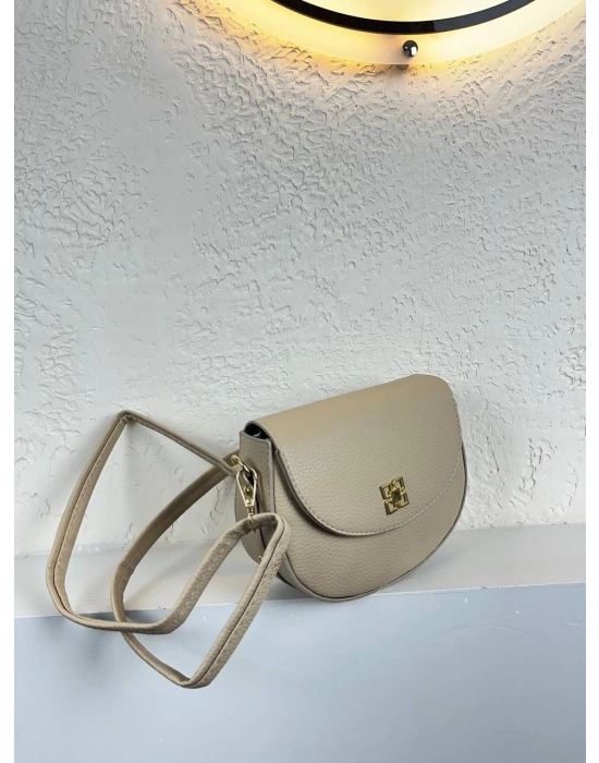 Açık Vizon Renk Kalıp Yeni Kilitli Çanta CB53974