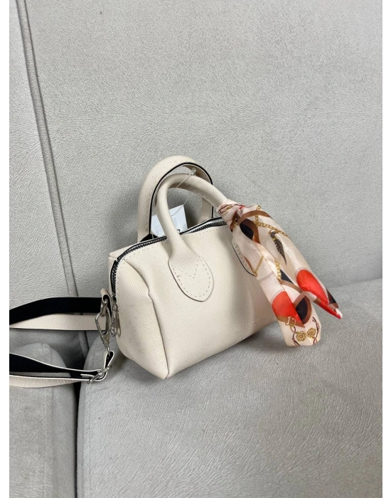 Açık Vizon Renk Mini Boy Fularlı Lakos Çanta CB68735