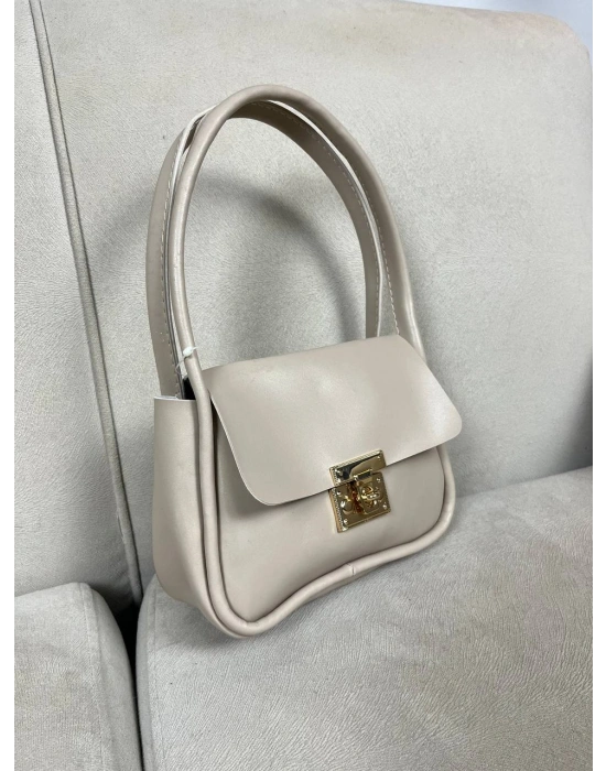 Açık Vizon Renk Önü Kilit Kalite Çanta CB90901