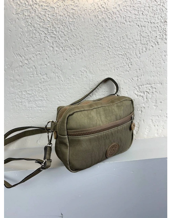 Açık Yeşil 3 Bölme Krinkıl Çanta CB1468