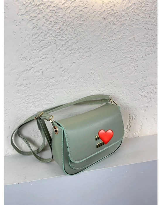 Açık Yeşil Renk MİO Kalıp Çapraz Çanta CB9171