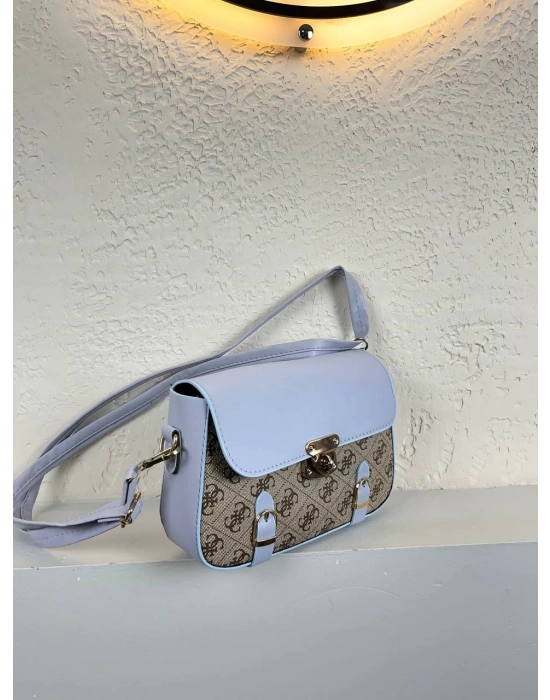 Bebe Mavi Renk Önü Kemerli Çanta CB0691