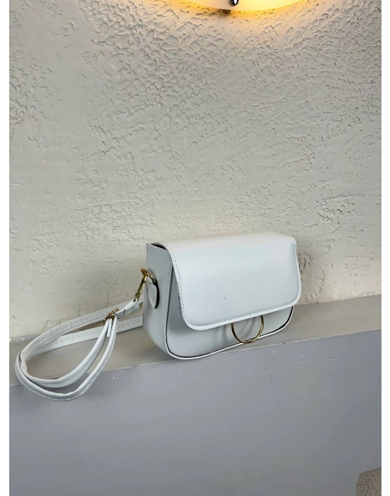 Beyaz Halkalı Çanta CB41932