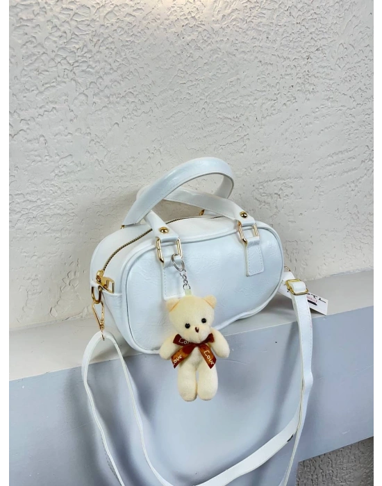 Beyaz Kalite AYICIKLI Çanta CB0137