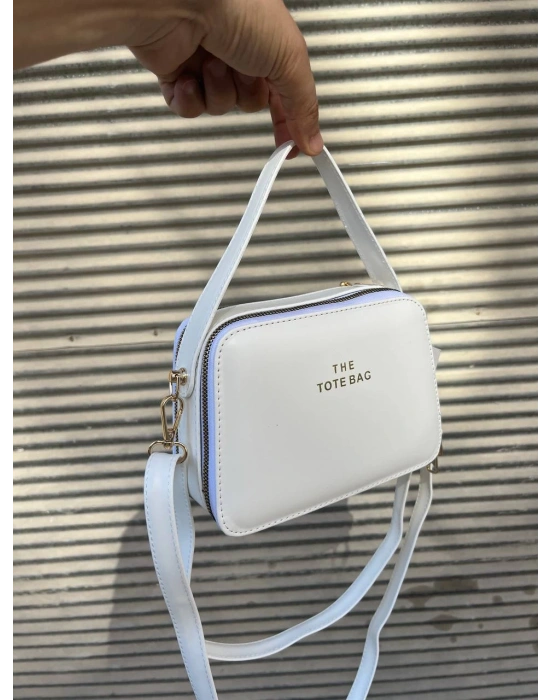 Beyaz MAX KALİTE 2 BÖLME KALIP Çanta CB4318