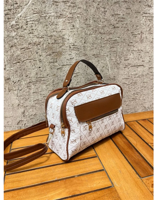 Beyaz Renk 3 BÖLME KAMPANYA ÇANTA CB8086