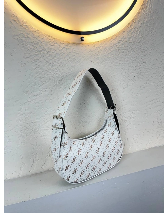 Beyaz Renk Baget Çanta CB8134