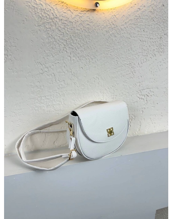 Beyaz Renk Kalıp Yeni Kilitli Çanta CB53974