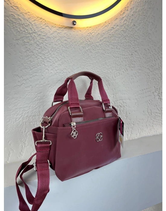 Bordo 3 Bölme Kalite Çanta CB7145