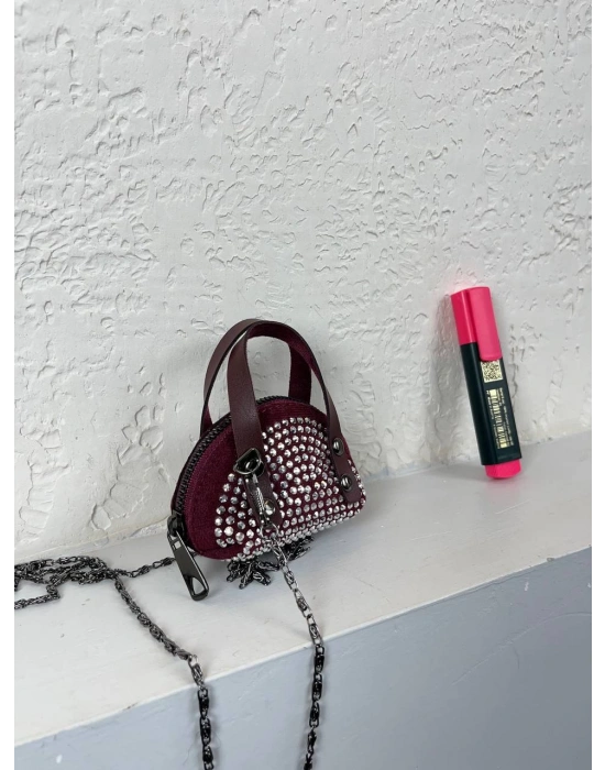 Bordo MİNİ Çanta CB3211