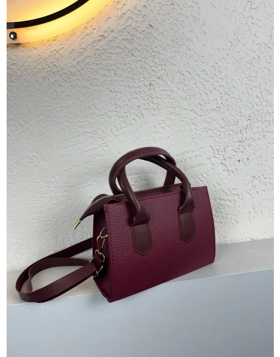 Bordo MİNİ Çanta CB7243