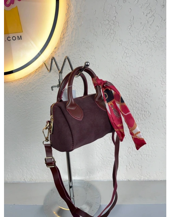 Bordo Nubuk MİNİ BOY Çanta CB2156