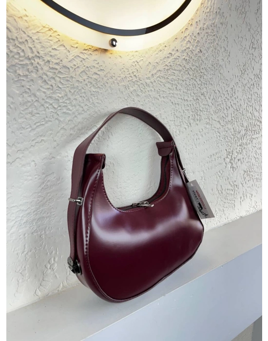 Bordo Renk Dilber Baget Çanta CB6135