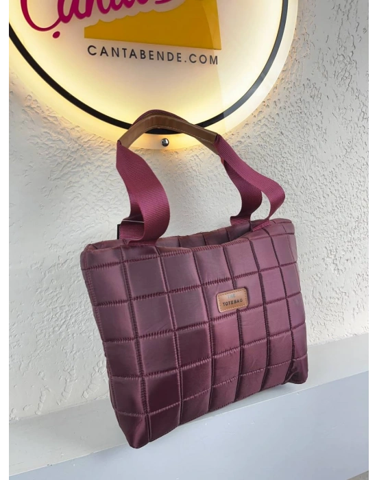 Bordo Renk Paraşüt Kol Çanta CB6241