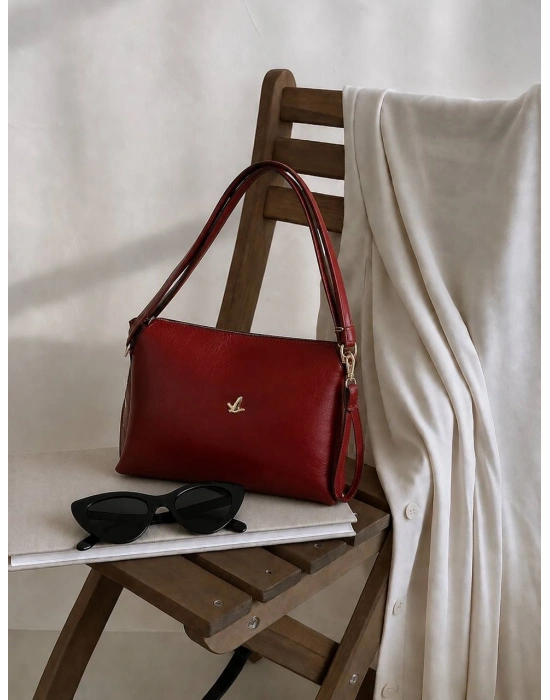 Bordo Renk Portföy Yeni Çanta CB81941