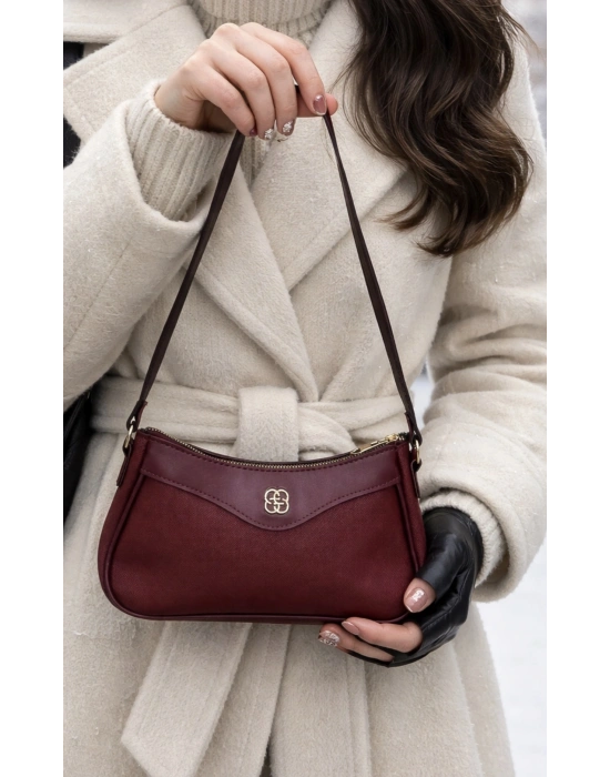 Bordo Renk YENİ BAGET Çanta CB81141