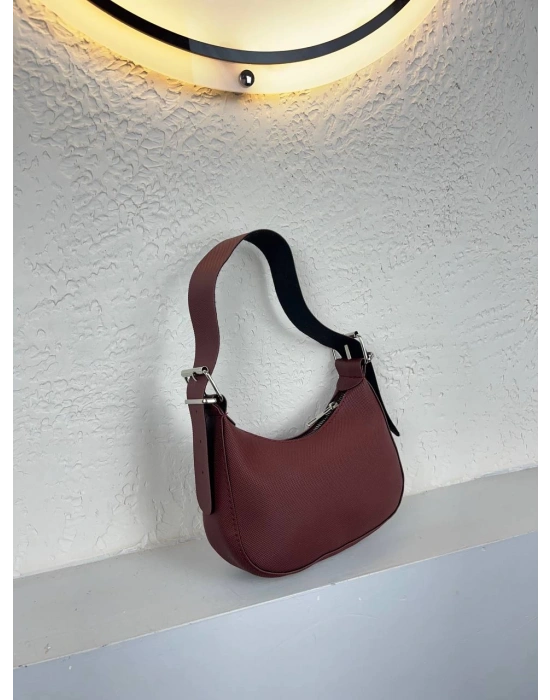 Bordo Renk YENİ BAGET ÇANTA CB8911