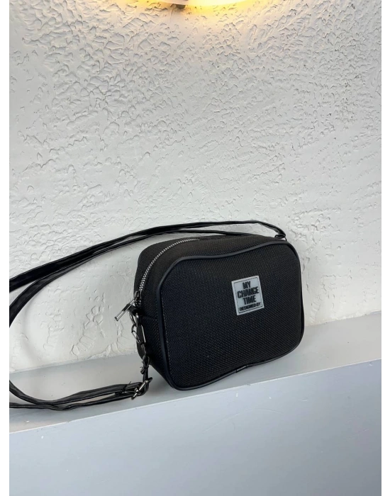 Full Siyah Hasır Çanta CB2021