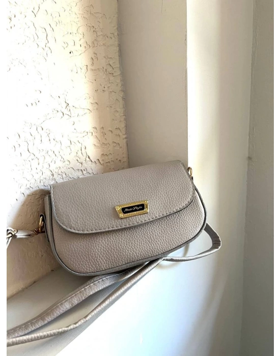 Gri Kalıp Çapraz Çanta CB0038