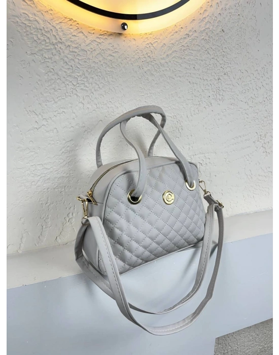 Gri Kapitone Çanta CB8911