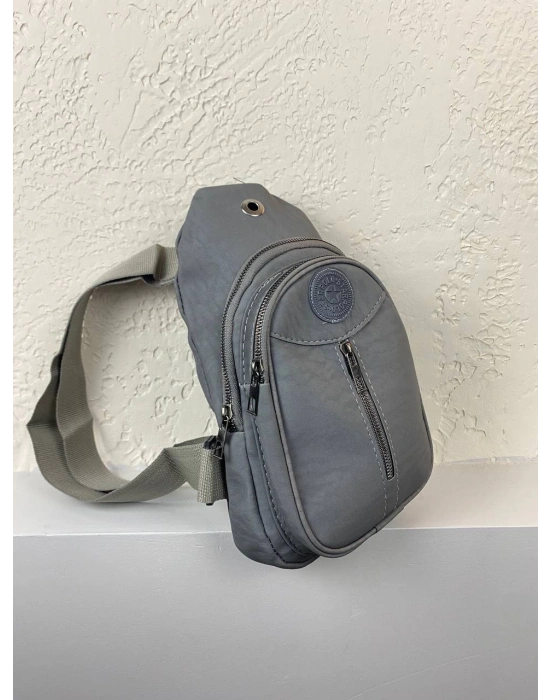 Gri Renk Body Bag Çanta CB6081