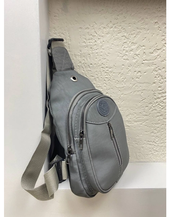 Gri Renk Body Bag Çanta CB6081