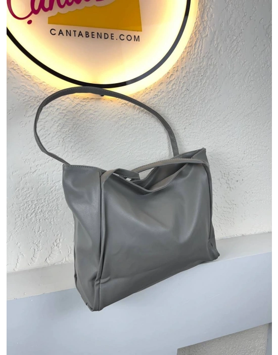Gri Renk BÜYÜK BOY KALİTE Çanta CB9814