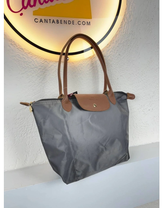 Gri Renk Büyük Boy Kol Çanta CB9077