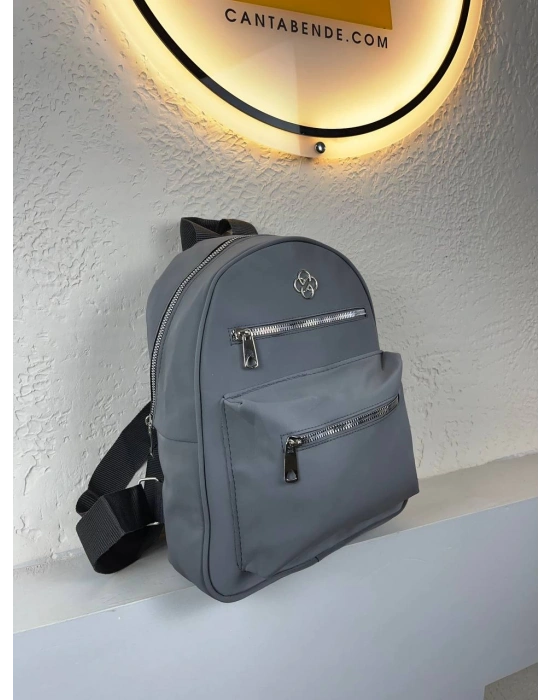Gri Renk Kalite Sırt Çanta CB6355