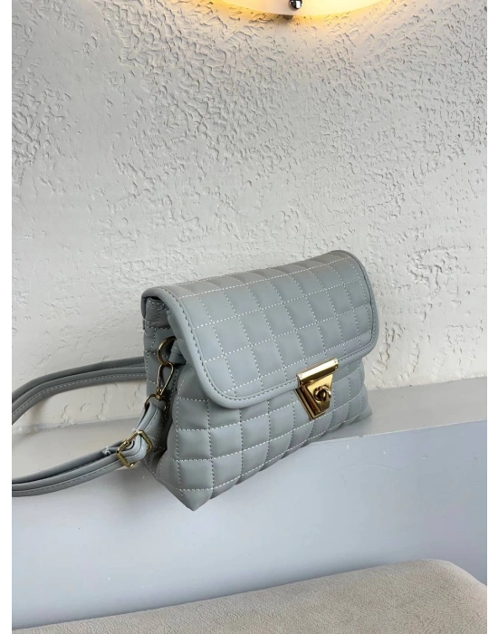 Gri Renk Kapitone YENİSİ 2 BÖLME CB0991