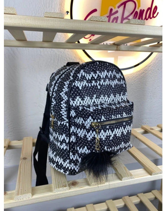 Siyah Beyaz Yeni Sezon Sırt Çanta