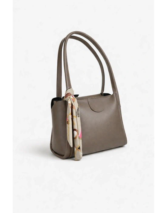 Haki Yeşil Renk Yeni Fularlı Kol Çanta CB1444