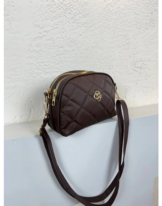 Kahve 2 Bölme 2025 Kapitone YENİ ÇANTA CB7409