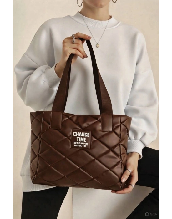 Kahve Büyük Boy Kol Çanta CB4963